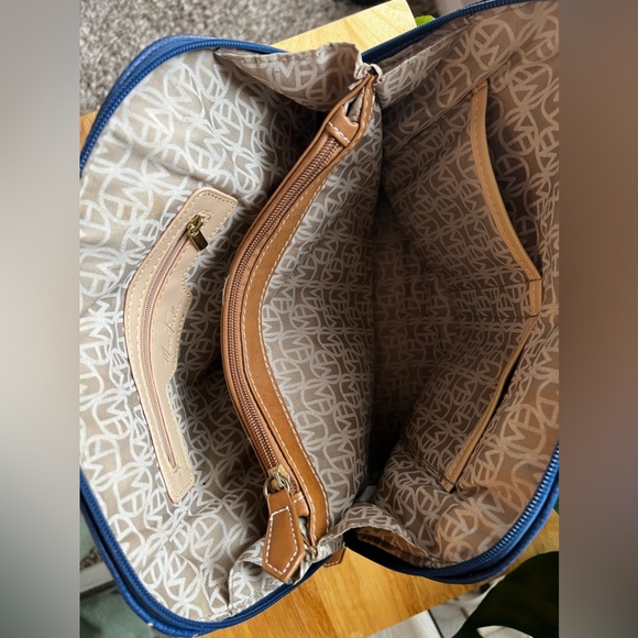 Mark Fisher Blue and Brown Purse - Picture 7 of 9